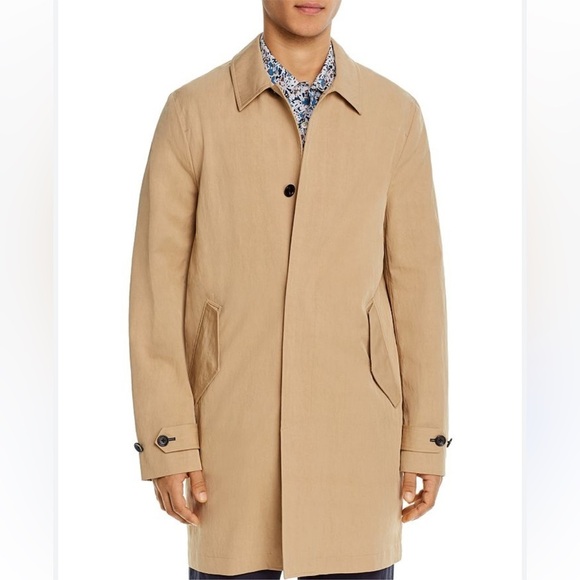 Paul Smith Mens Regular Fit Beige Trench Coat Size M - Picture 1 of 10